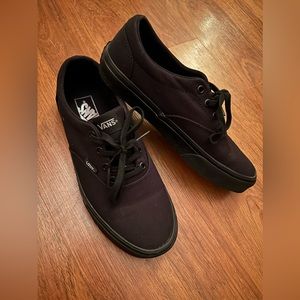 All black vans size 9